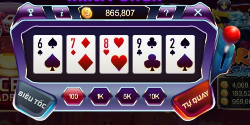 Chơi poker trực tiếp với người thật hoặc chơi online